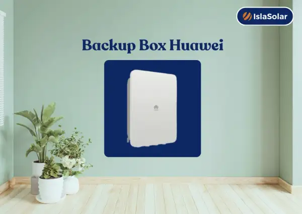 Caja de respaldo Huawei para energía solar.
